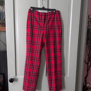 J Crew Kate size 4 plaid pants